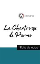 Couverture du livre « La chartreuse de Parme, de Stendhal ; fiche de lecture » de  aux éditions Comprendre La Litterature