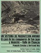 Couverture du livre « Un sistema de producción andino » de Bertrand Ney et Francois Greslou aux éditions Epagine