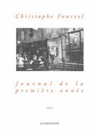 Couverture du livre « Journal de la première année » de Christophe Fourvel aux éditions La Dragonne