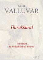 Couverture du livre « Thirukkural » de Tiruval L Uvar aux éditions Assa