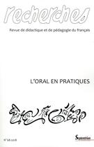 Couverture du livre « L oral en pratiques » de  aux éditions Pu Du Septentrion
