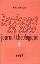 Couverture du livre « Lectures en echo » de Jean-Pierre Jossua aux éditions Cerf