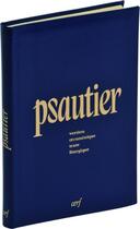 Couverture du livre « Psautier ; version oecuménique ; texte liturgique » de  aux éditions Cerf
