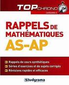 Couverture du livre « Rappels de mathématiques ; AS-AP » de Vincent Pernet aux éditions Studyrama