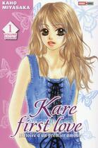 Couverture du livre « Kare first love, histoire d'un premier amour - édition double Tome 1 » de Kaho Miyasaka aux éditions Panini