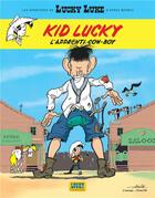 Couverture du livre « Les aventures de Kid Lucky d'après Morris Tome 1 : l'apprenti cow-boy » de Achde aux éditions Lucky Comics