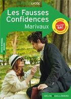 Couverture du livre « Les fausses confidences » de Pierre De Marivaux aux éditions Belin Education