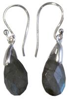 Couverture du livre « Boucles d'oreilles labradorite argent 925 facettees » de  aux éditions Dg-exodif