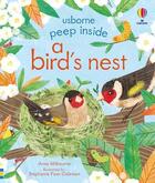 Couverture du livre « Peep inside : a bird's nest » de Anna Milbourne et Stephanie Fizer Coleman aux éditions Usborne