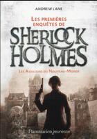 Couverture du livre « Les premières enquêtes de Sherlock Holmes t.2 ; mes assassins du Nouveau-Monde » de Andrew Lane aux éditions Flammarion Jeunesse
