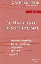 Couverture du livre « Le manifeste du surréalisme, d'André Breton » de  aux éditions Editions Du Cenacle