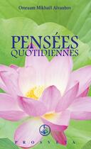 Couverture du livre « PENSEES QUOTIDIENNES 2002 » de Omraam Aivanhov aux éditions Prosveta