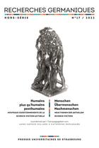 Couverture du livre « Humains, plus qu'humains, posthumains » de Catherine Repussard aux éditions Pu De Strasbourg