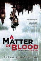 Couverture du livre « A Matter of Blood » de Sarah Pinborough aux éditions Penguin Group Us