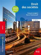 Couverture du livre « Les fondamentaux - droit des societes 2020-2021 (édition 2020/2021) » de Lenglart aux éditions Hachette Education