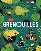 Couverture du livre « Grenouilles » de Owen Davey aux éditions Gallimard-jeunesse