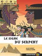 Couverture du livre « Les enfants du Nil T.15 ; le signe du serpent » de Alain Surget et Fabrice Parme aux éditions Pere Castor