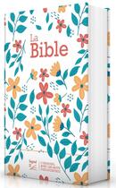 Couverture du livre « Bible segond 21 compacte (premium style) : couverture rigide toilée matelassée motif fleuris » de Segond 21 aux éditions Ste Biblique De Geneve