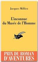 Couverture du livre « L'inconnue du Musée de l'Homme - PRA 2008 » de Jacques Milliez aux éditions Le Masque