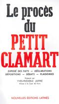 Couverture du livre « Le procès du petit Clamart » de Greff aux éditions Nel