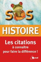 Couverture du livre « SOS histoire » de Arnaud Periard aux éditions Breal