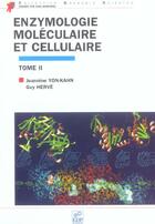 Couverture du livre « Enzymologie mole. et cell. t2 » de Herve & Yon-Kah aux éditions Edp Sciences