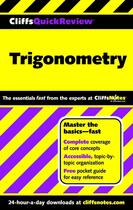 Couverture du livre « CliffsQuickReview Trigonometry » de Kay David A aux éditions Houghton Mifflin Harcourt