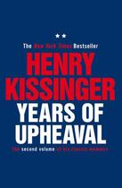 Couverture du livre « Years of Upheaval » de Henry Kissinger aux éditions Simon & Schuster