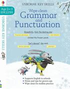 Couverture du livre « Key skills wipe-clean - grammar & punctuation - age to 8-9 » de Bingham/Brol aux éditions Usborne