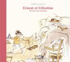 Couverture du livre « Ernest et Célestine : Ernest est malade » de Gabrielle Vincent aux éditions Casterman