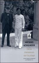 Couverture du livre « Deux messieurs sur la plage » de Michael Kohlmeier aux éditions Actes Sud