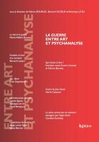 Couverture du livre « La guerre entre art et psychanalyse » de Fabrice Bourlez aux éditions Pu De Reims