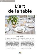 Couverture du livre « L'art de la table » de Anonyme aux éditions Aedis