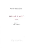 Couverture du livre « Procedures (les) » de Vincent Eggericx aux éditions Leo Scheer