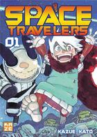 Couverture du livre « Space travelers t.1 » de Kazue Kato aux éditions Crunchyroll