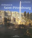 Couverture du livre « Civilisation de Saint-Pétersbourg » de Montclos/Denker aux éditions Place Des Victoires