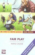 Couverture du livre « Fair play » de Manu Causse aux éditions Talents Hauts