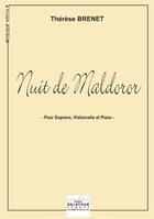 Couverture du livre « Nuit de maldoror » de Brenet Th R Se aux éditions Delatour