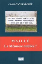 Couverture du livre « Maillé » de Clotilde Vanderlorpe aux éditions Transmettre