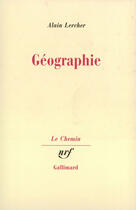 Couverture du livre « Geographie » de Alain Lercher aux éditions Gallimard (patrimoine Numerise)