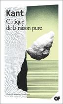 Couverture du livre « Critique de la raison pure » de Emmanuel Kant aux éditions Flammarion