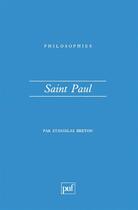 Couverture du livre « Saint Paul » de Stanislas Breton aux éditions Puf