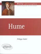 Couverture du livre « Hume » de Philippe Saltel aux éditions Ellipses