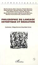Couverture du livre « La philosophie de langage » de Pierre Bange aux éditions L'harmattan