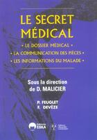 Couverture du livre « Secret medical (le) » de Feuglet Pierre aux éditions Eska
