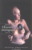 Couverture du livre « Oeuvres erotiques - tome 2 - vol02 » de Giorgio Baffo aux éditions La Musardine