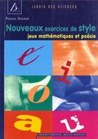 Couverture du livre « Jeux Mathematiques Et Poesie » de Pascal Kaeser aux éditions Diderot