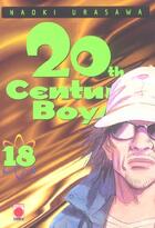 Couverture du livre « 20th century boys t.18 » de Naoki Urasawa aux éditions Panini