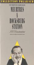 Couverture du livre « Meurtres à Rocksburg Station » de K. C. Constantine aux éditions Actes Sud