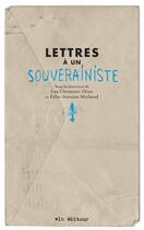 Couverture du livre « Lettres a un souverainiste » de  aux éditions Vlb éditeur